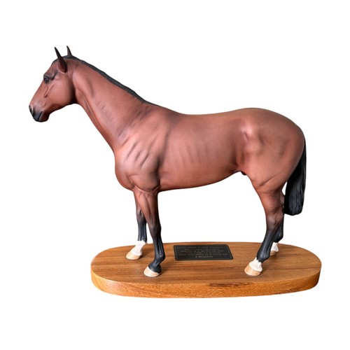 319 - Beswick Connoisseur Collection 'Nijinsky, 1970 Winner of the English Triple Crown' Figure on Plinth.... 