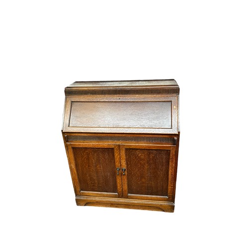 383 - An oak bureau