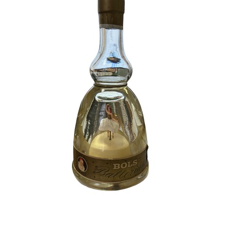 435 - A BOLS 'BALLERINA' Gold Liqueur with working movement 