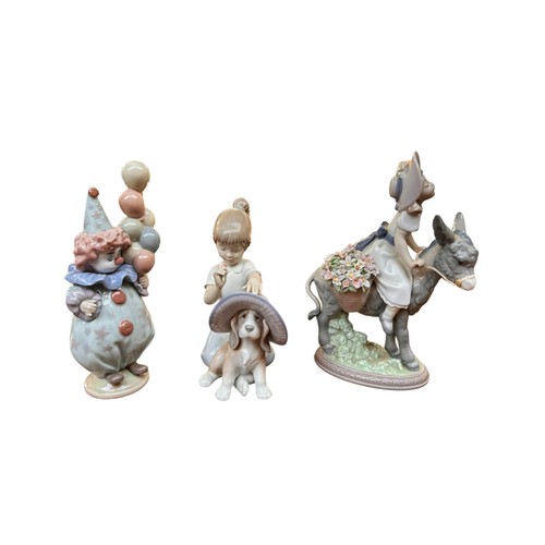 332 - Three Lladro Figurines (3)