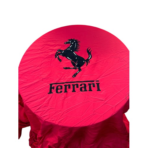 289 - Ferrari - Two Ferrari Car Covers & a set of Ferrari Seat Covers also a Ferrari Battery Conditioner (... 