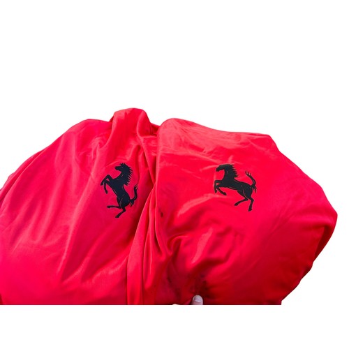 289 - Ferrari - Two Ferrari Car Covers & a set of Ferrari Seat Covers also a Ferrari Battery Conditioner (... 