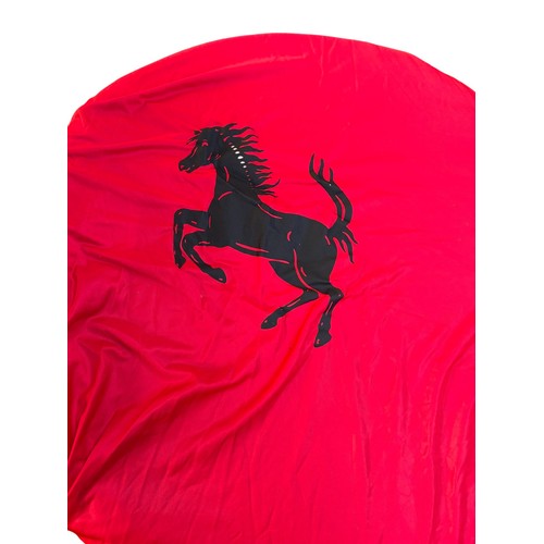 289 - Ferrari - Two Ferrari Car Covers & a set of Ferrari Seat Covers also a Ferrari Battery Conditioner (... 