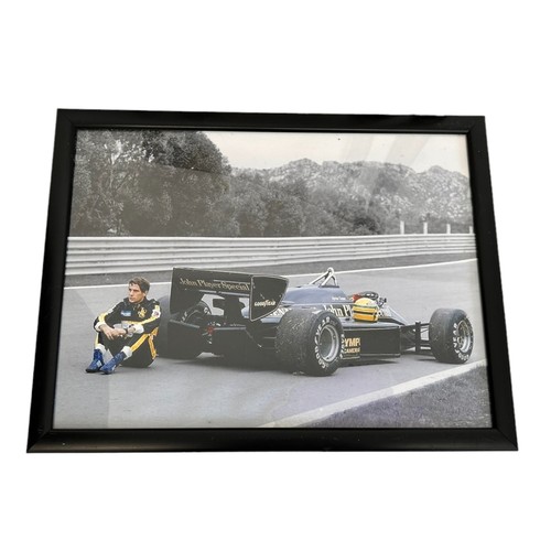 291 - Motor Racing Interest - Signed Photograph of Ayrton Senna's Mclaren & other