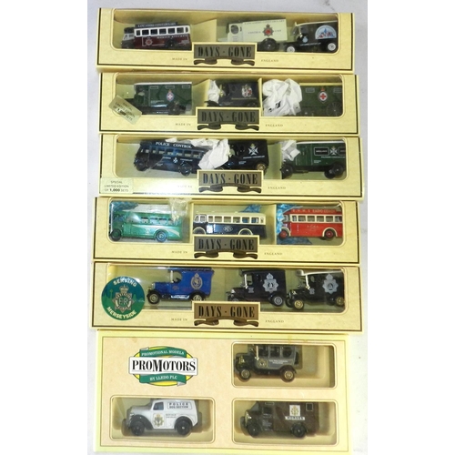 273 - LLEDO. 6 x 3 vehicle sets. Boxed.