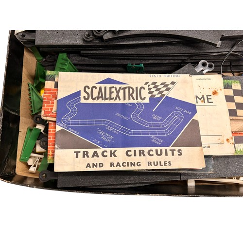 278A - Vintage SCALEXTRIC 'Set 60' with cars headlights that light-up, a TRIANG product set still in origin... 