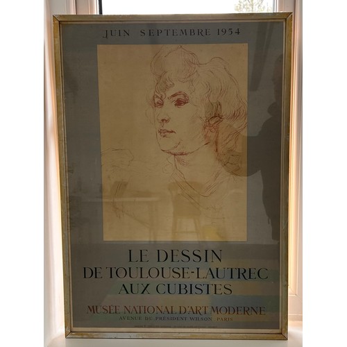 277 - Five various French Art exhibition posters, including 3x Marc Chagall, 1 x  Pierre Bonnard & Henri d... 