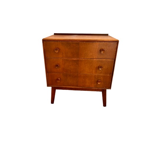 271 - Mid-century Bedroom Set by Meredew, Dressing Table with Mirror, Chest of Five Draws & Chest of Draws... 