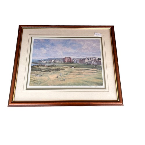 286 - Two Golfing Prints (2) 'St Andrews, Home of Golf' by Donald M Shearer, pencil signed & a limited edi... 