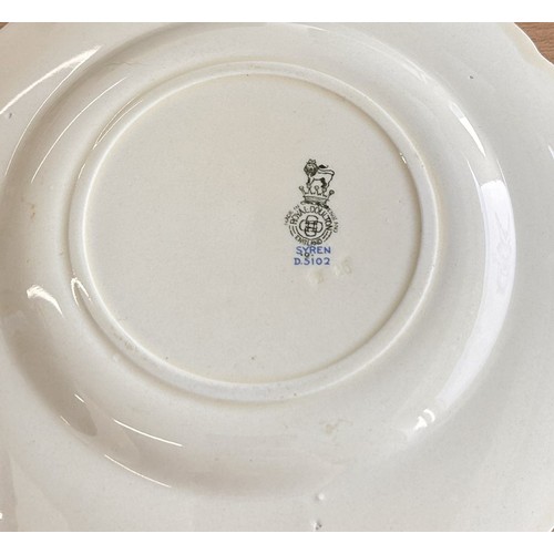 177 - A Royal Doulton 'Syren' pattern Bowl & Plate (2)