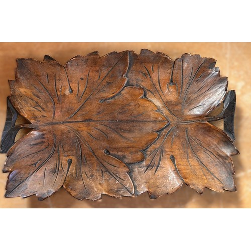 207 - Carved Wooden Tray