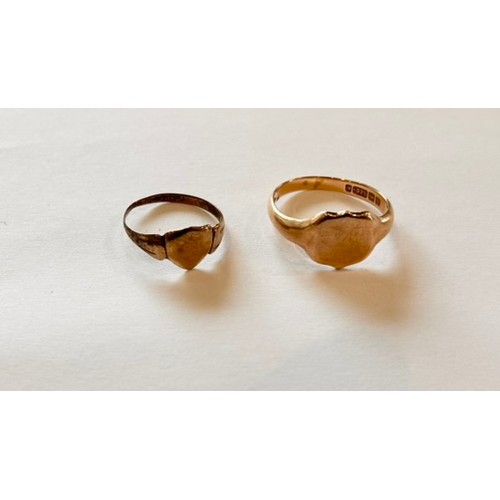 58 - Two 9ct Gold Rings (2) 5.4g gross