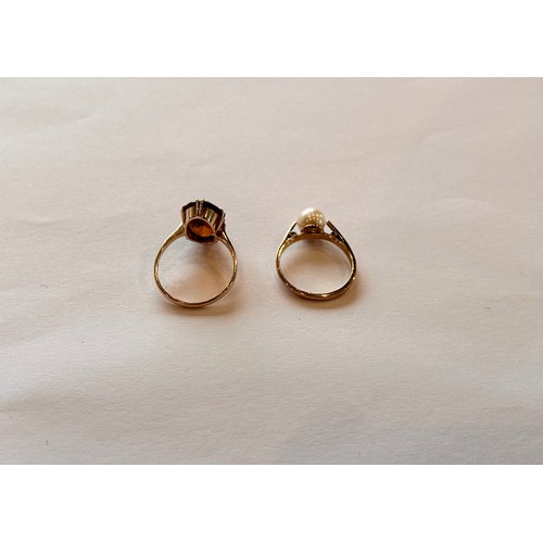 65 - Two 9ct Gold Rings (2) 5.6g gross