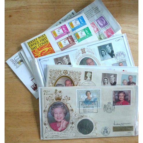 121 - Stamp album, FDC album and loose FDCs etc.