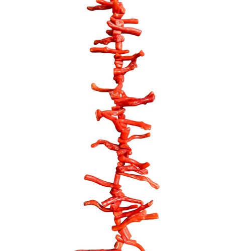 22 - Two Coral Necklaces (2)