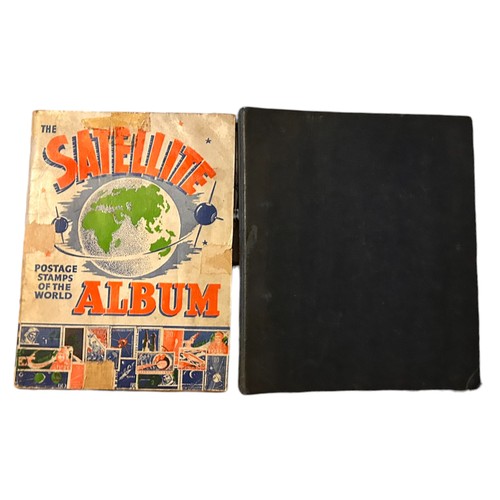 134 - Two Vintage Stamp Album containing school boy stamp collection