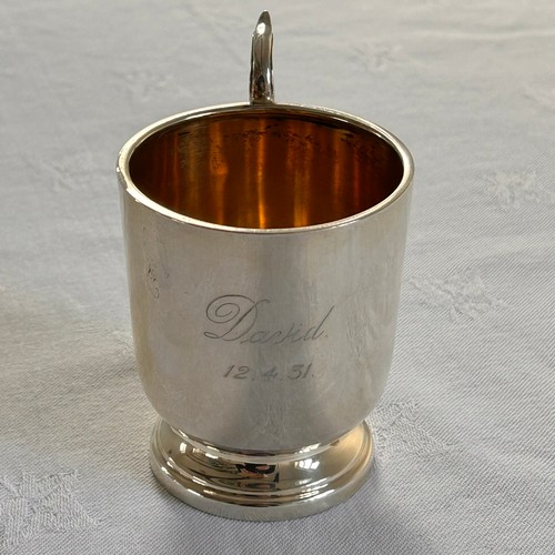 12 - A Christening Mug by James Deakin & Sons Sheffield 1930 190g