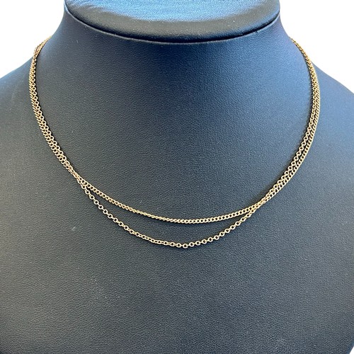 71 - Two 9ct Gold Chains (2) 5.9g