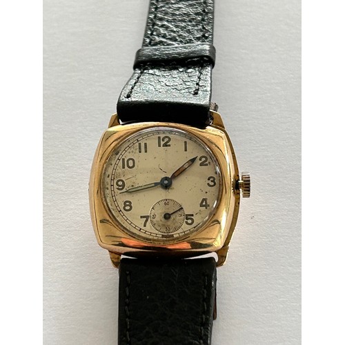 150 - Vintage Pioneer 9ct Gold Wristwatch 21.7g gross