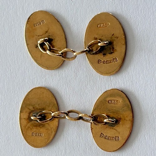 66 - Pair of 9ct Gold Cufflinks 5.9g