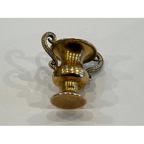 43 - 9ct Gold Miniture Trophy / Cup 4.1g