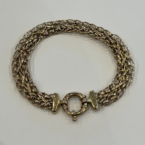 54 - 9ct Gold Bracelet 9.8g