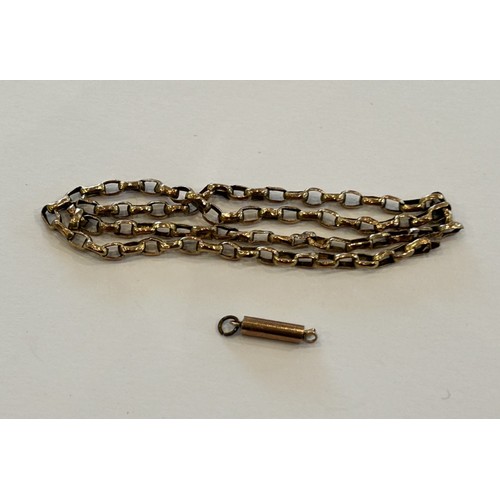 95 - 9ct gold chain 2.2g (AF)