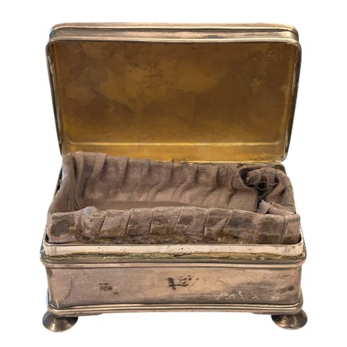 34 - A Hallmarked Silver Box by Zimmerman, Birmingham 1914 41.1g gross