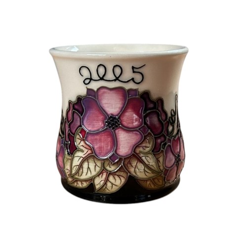 120 - MOORCROFT 2005 cup Signed Marie Penkethman Boxed