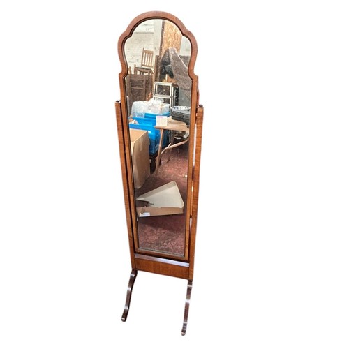 236 - Mahogany Cheval Mirror