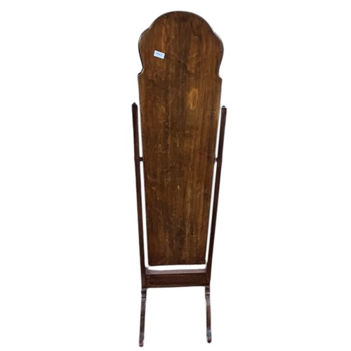 236 - Mahogany Cheval Mirror