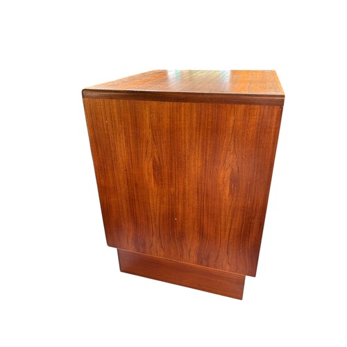 234 - A mid 20th century G Plan Fresco teak bedside cabinet - approx. 53cm high x 45cm wide x 40cm deep