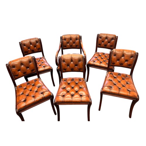 226 - Set of Six Reproduction Dining Chairs, Five Chairs and one Carver (6)