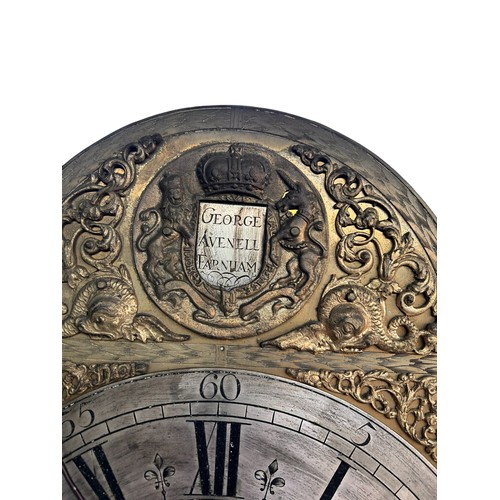 18 - An eight day longcase clock, the 12