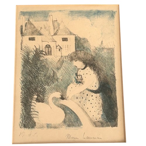 158 - Marie Laurencin (1883-1956) - Framed Coloured Lithograth
51cm x 41cm