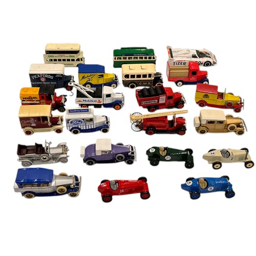 132 - A Collection of Mainly Days Gone Models, inc Promo Vans, Buses, Cars and a Corgi Jaguar (21), also t... 