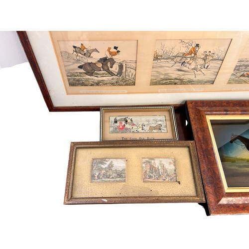 162 - A Collection of mainly Hunting related Prints (7)