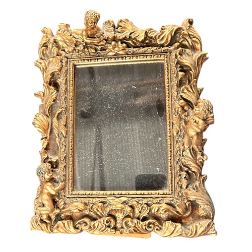 145 - A Small Decorative Gilt Framed Picture Frame / Mirror