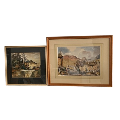 161 - A Collection of Artwork (3) to include a watercolour by Bernard Parker, a Watercolour by W.S. Moore ... 