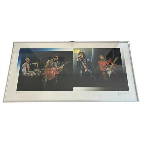 140 - Ronnie Wood (b. 1947), 'Satisfation' a limited edition print, signed by the artist and numbered 220/... 