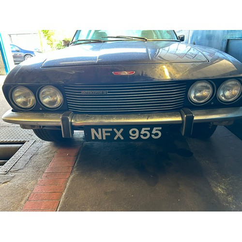 1 - 1972 Jensen Interceptor
Approx mileage 50,000

Registration: NFX955
Manufacturer: JENSEN
Model: INTE... 