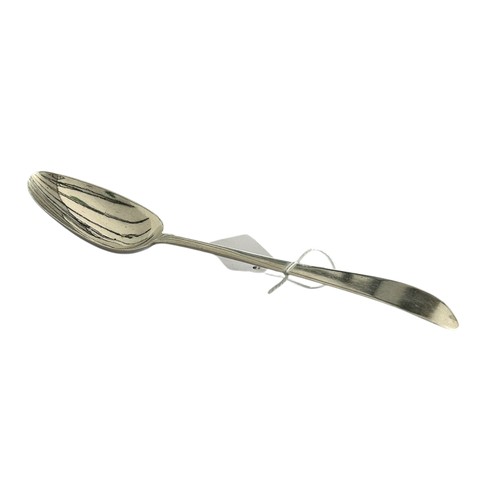 63 - DUBLIN - Early Georgian Irish Silver Serving Spoon by Michael Keating, Dublin 1767 69.3g