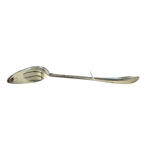 63 - DUBLIN - Early Georgian Irish Silver Serving Spoon by Michael Keating, Dublin 1767 69.3g