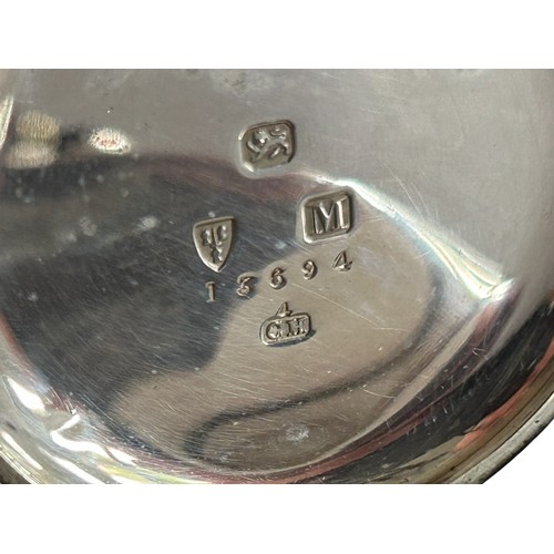 161 - Silver Cased Open Face Pocket Watch by Charles Horner Chester 1895 115.3g Wound & Ticks when catalog... 