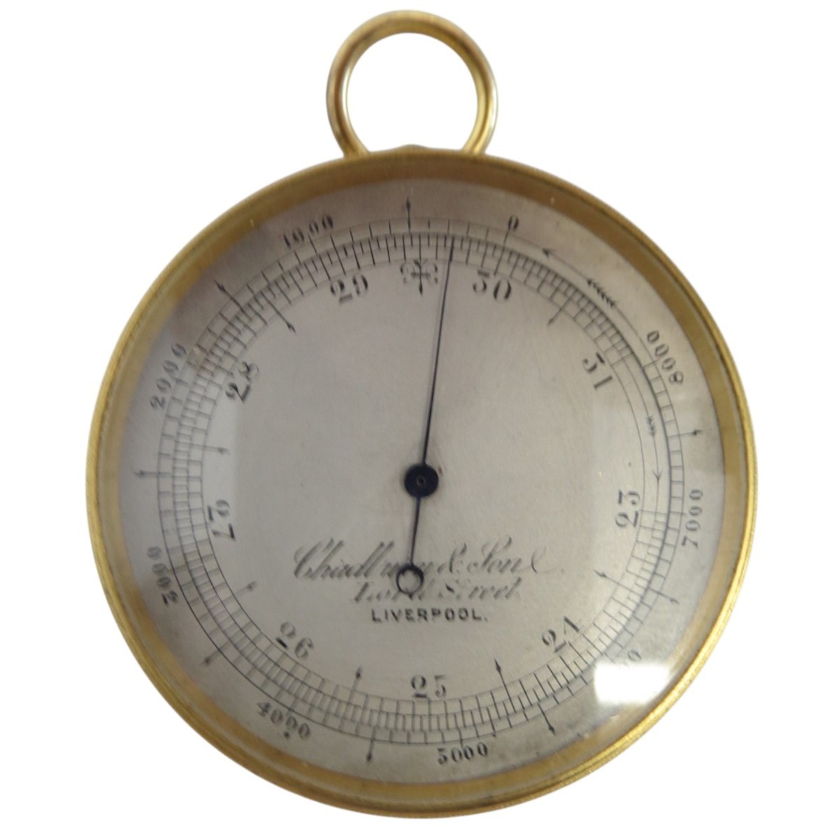 Antique Cased Chadburns, Liverpool Compensated Pocket Compass with ...