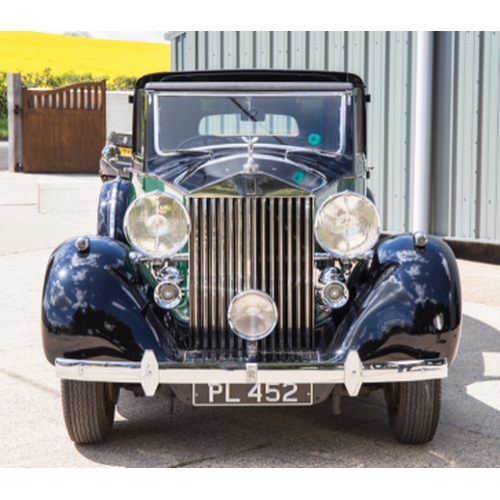 4 - 1937 ROLLS-ROYCE PHANTOM III BARKER SEDANCA DE VILLE. Registration Number: PL 452, Chassis Number: 3... 