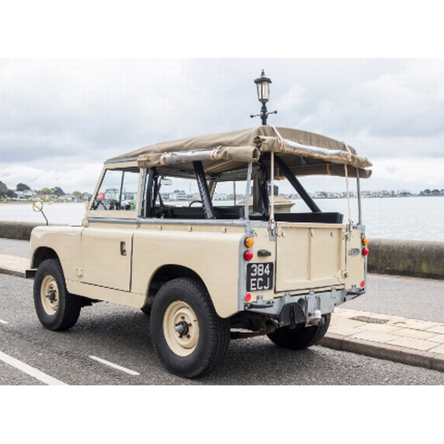 8 - 1963 LAND ROVER SERIES IIA. Registration Number: 384 ECJ, Chassis Number: 24110925B. The series IIa ... 