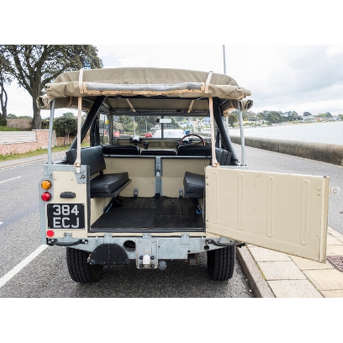 8 - 1963 LAND ROVER SERIES IIA. Registration Number: 384 ECJ, Chassis Number: 24110925B. The series IIa ... 