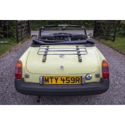 9 - 1976 MG MGB ROADSTER. Registration Number: MTY 459R, Chassis Number: GHN5-405586G, Engine Number: -1... 