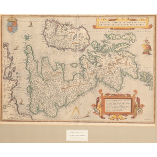 47 - ABRAHAM ORTELIUS (1527-1598) A MAP OF THE BRITISH ISLES 